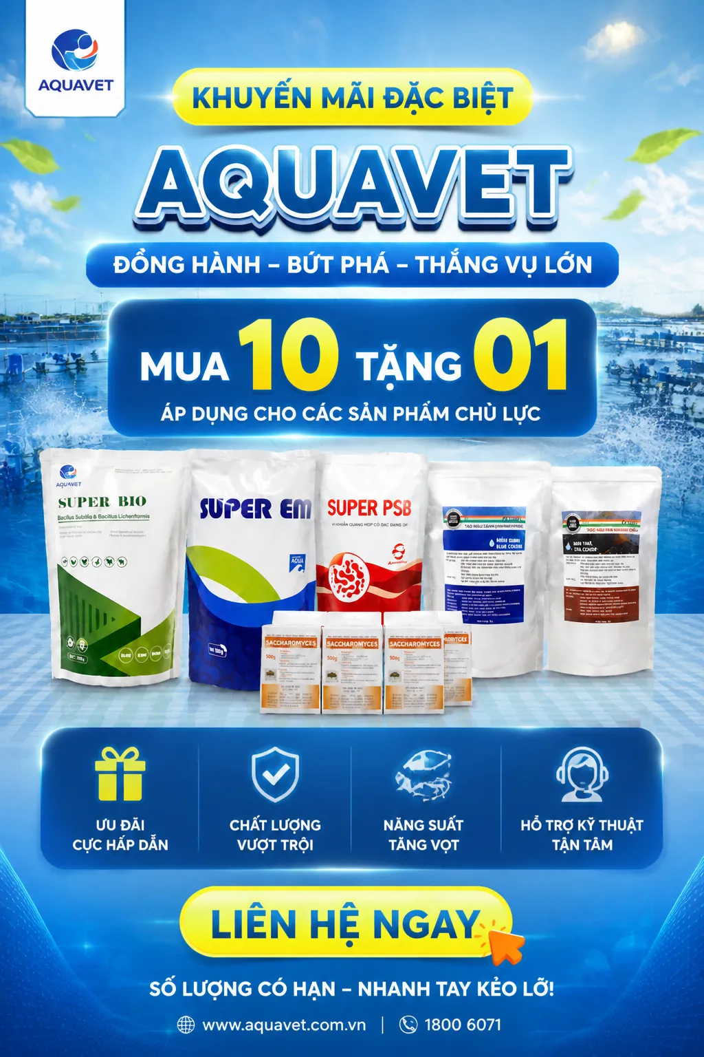 Khuyến mãi đặc biệt AQUAVIET